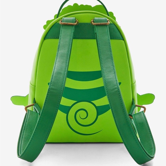 Loungefly Disney Tangled Pascal Flower Crown Mini Backpack NWT - Picture 3 of 5